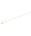 15" Mini Dainty Glass Crystal Necklace