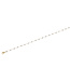 15" Mini Dainty Glass Crystal Necklace