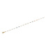 15" Mini Dainty Glass Crystal Necklace