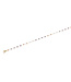 15" Mini Dainty Glass Crystal Necklace