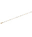 15" Glass Crystal  Pearl Station Necklace