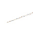15" Glass Crystal with Pearl Necklace With Extender Chain