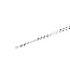 15" Glass Crystal with Pearl Necklace With Extender Chain