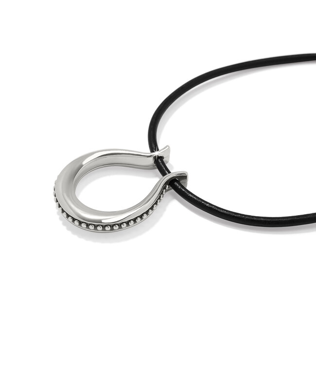 BRIGHTON Pretty Tough Arch Leather Necklace