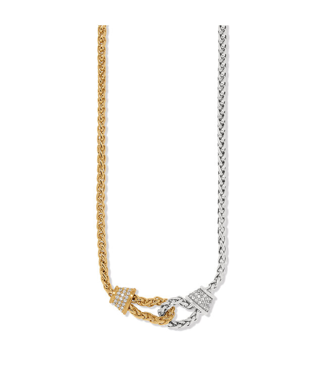 BRIGHTON Meridian Ventus Two Tone Short Necklace