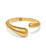 BRIGHTON Nile Gold Open Hinge Bangle