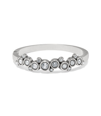 BRIGHTON Constella Cluster Crystal Hinged Bangle