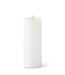 White Wax Luminara Medium Indoor Pillar Candles