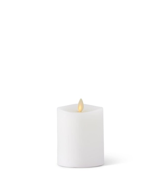 White Wax Luminara Tall Indoor Candles with