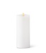 White Wax Luminara Tall Indoor Candles with