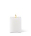 White Wax Luminara Small Indoor Square Candles