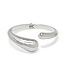 BRIGHTON Nile Silver Open Hinge Bangle