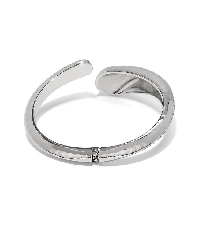 BRIGHTON Nile Silver Open Hinge Bangle