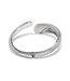 BRIGHTON Nile Silver Open Hinge Bangle