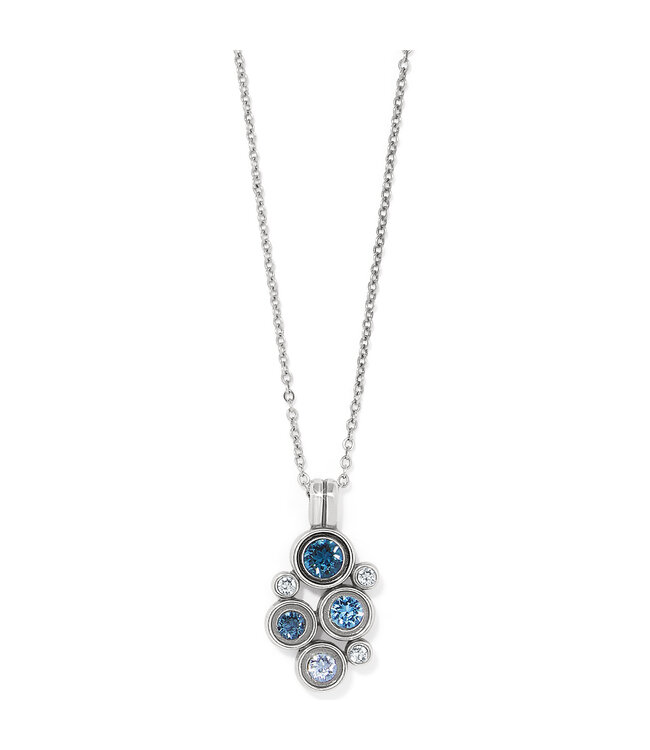 BRIGHTON Constella Cluster Blue Necklace