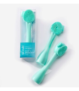 3-In-1 Face Brush & Massager