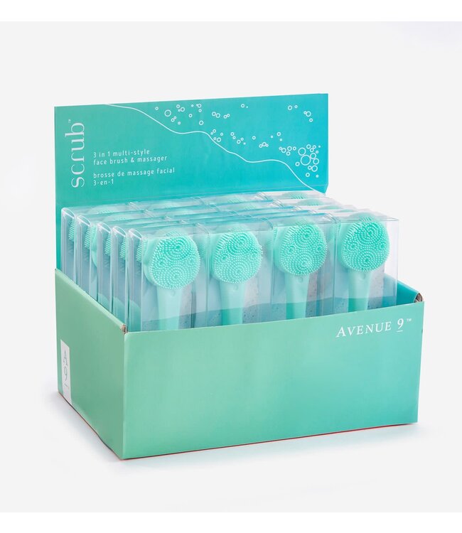 3-In-1 Face Brush & Massager