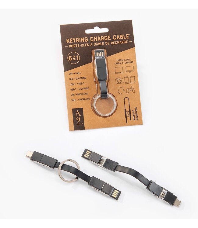 6-In-1 Keyring Charge Cable
