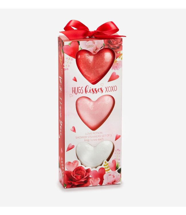 Scented Heart Shower Streamers Set