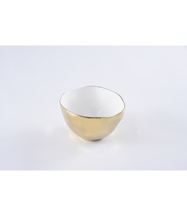 PAMPA BAY Gold Medium Bowl