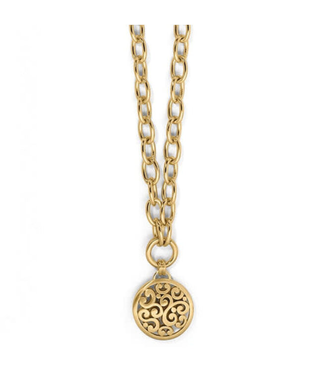 BRIGHTON Contempo Medallion Charm Necklace