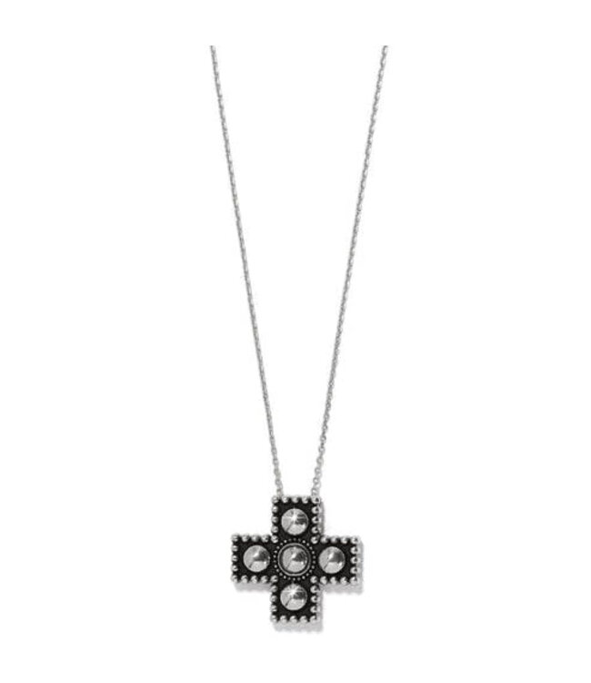 BRIGHTON Pretty Tough Small Cross Necklace