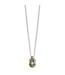 BRIGHTON 16" Interlok Harmony Two Tone Petite Necklace