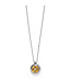 BRIGHTON Mosaic Round Two Tone Mini Necklace