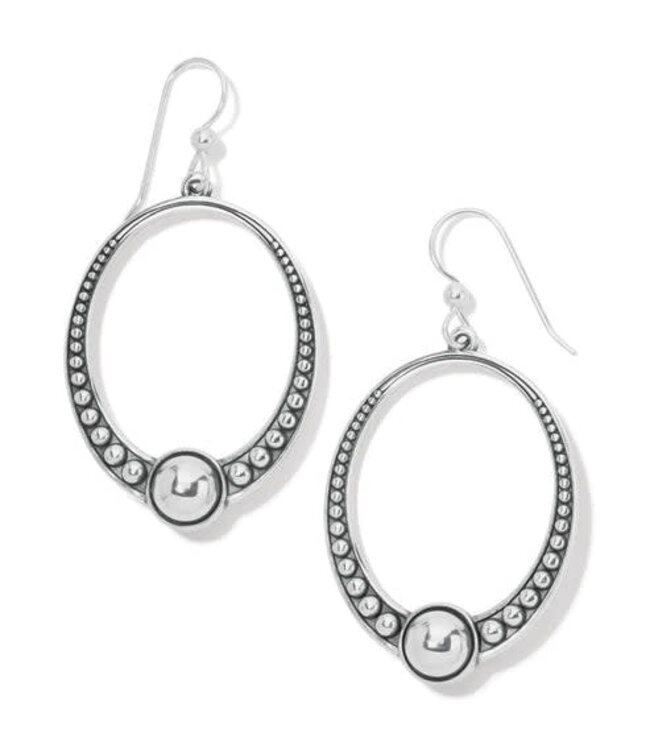 BRIGHTON Pretty Tough Oval French Wire Earrings