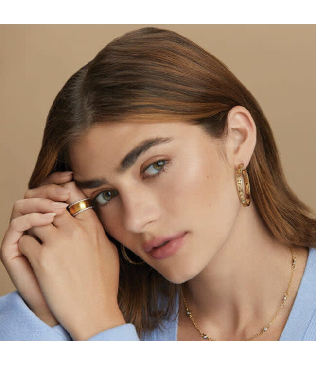 BRIGHTON Contempo Medium Hoop Earrings