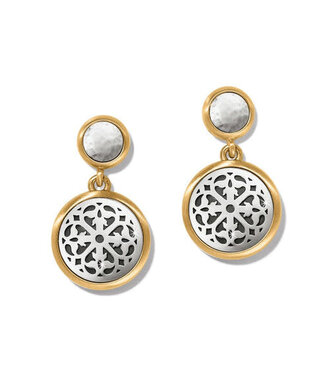 BRIGHTON Ferrara Two Tone Luce Post Drop Earrings