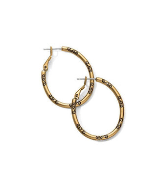 BRIGHTON Oval Hoop Charm Earrings