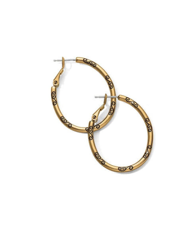 BRIGHTON Oval Hoop Charm Earrings