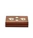 The Turf Club Cards and Dice Set in Hand-Crafted Wooden Box