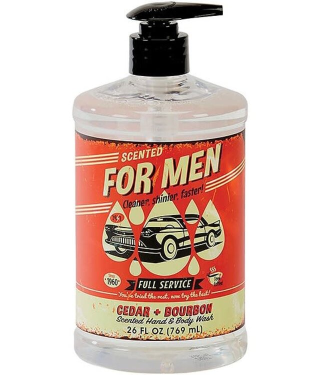 For Men Body Wash - Cedar & Bourbon