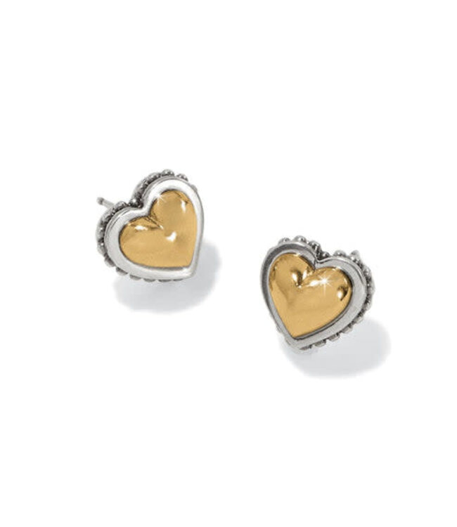 BRIGHTON Pretty Tough Petite Heart Post Earrings