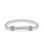 BRIGHTON Meridian Grateful Two Tone Stretch Bracelet
