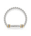 BRIGHTON Meridian Grateful Two Tone Stretch Bracelet
