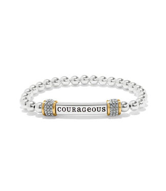 BRIGHTON Meridian Courageous Two Tone Stretch Bracelet