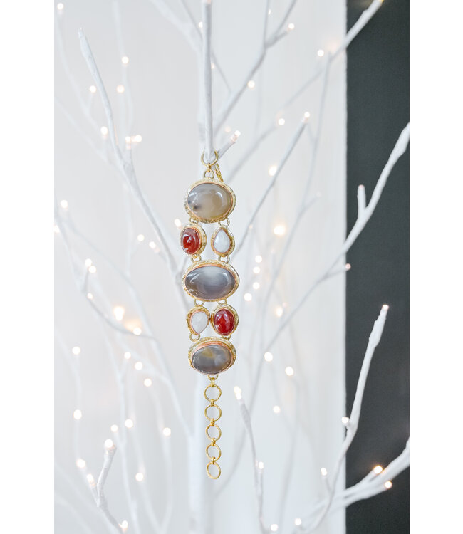 7 Stone Link Bracelet