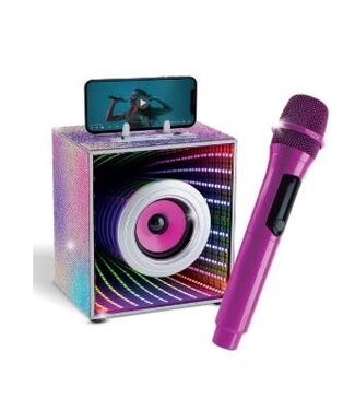 Pop Star Karaoke Infinity Lights Speaker & Mic