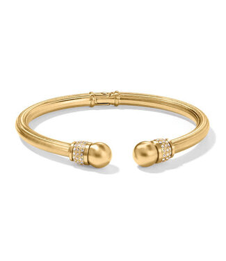 BRIGHTON Meridian Open Hinged Bangle Gold