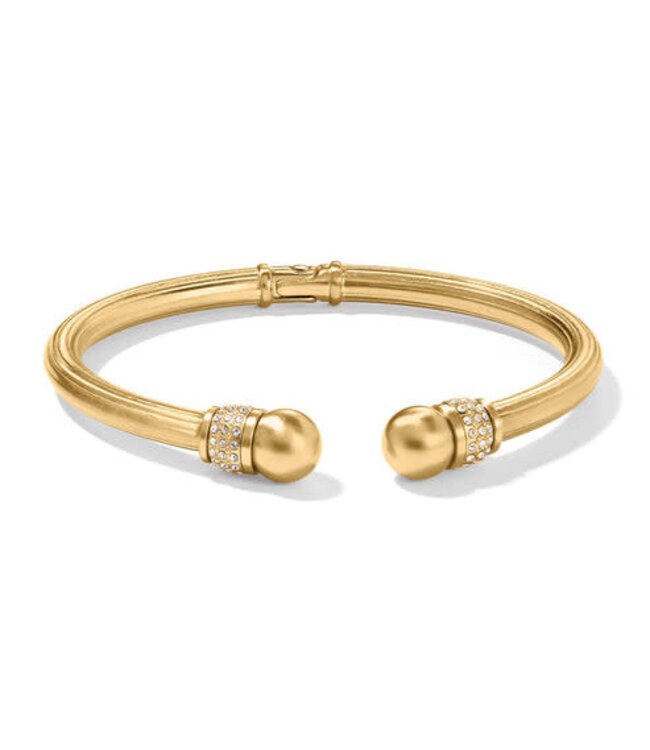 BRIGHTON Meridian Open Hinged Bangle Gold