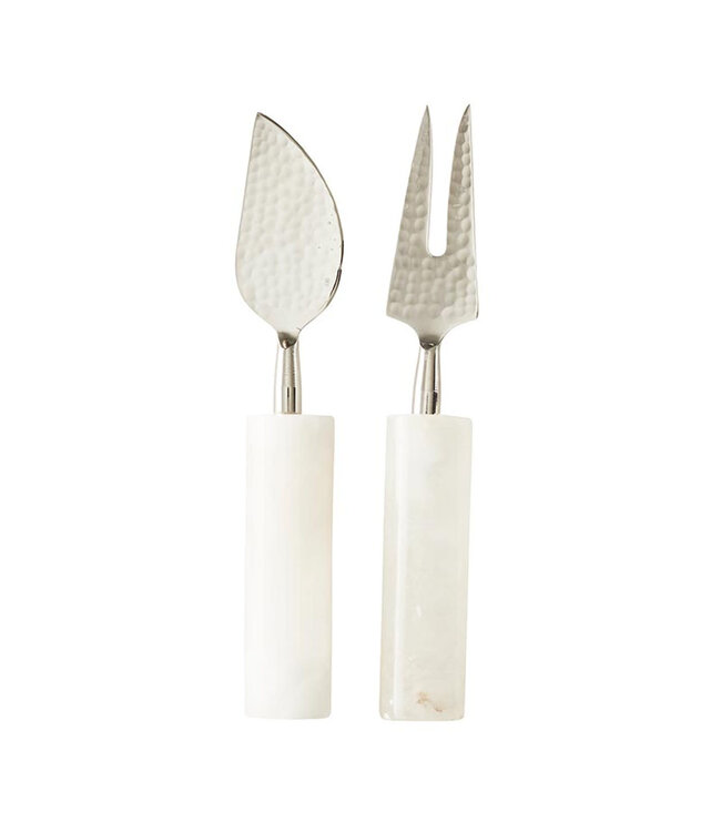 Alabaster Cheese Knives - Sold as Set