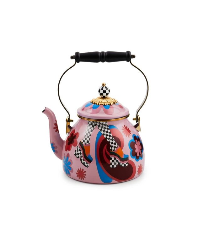 MACKENZIE CHILDS 2 Quart Tea Kettle