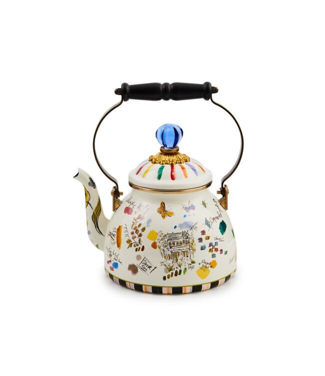 MACKENZIE CHILDS 2 Quart Tea Kettle