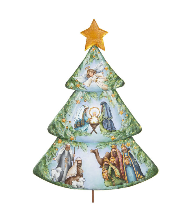 THE ROUND TOP COLLECTION Nativity Tree Amber Marie and Company