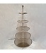 Silver Textured 5-Tier Stand