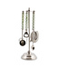 MACKENZIE CHILDS Sterling Check 3260 Bar Tool Set