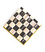 MACKENZIE CHILDS Courtly Check Cocktail Paper Napkins Gold